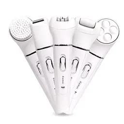 Эпилятор аккумуляторный Kemei KM-2199 5в1 Белый