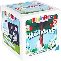 Карткова гра Brainbox Малюнки YaGo BZZBRPI01UA 55 карток 1 гральний кубик