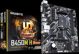 Материнская плата Gigabyte B450M H Socket AM4 (B450M H) Б/У