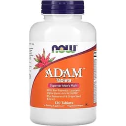 Вітаміни та мінерали NOW Adam, 120 таблеток