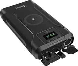УМБ Sandberg 76800mAh Survivor DC91W PD100W,2xUSB-С+USB-A18W,Cigar Lighter120W,QI-15W,PowerThru - мініатюра 2