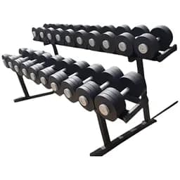 Гантельный ряд RN Sport 12 кг - 30 кг покрашенный