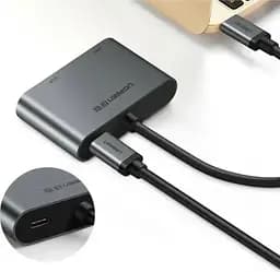 Хаб USB CM162 Black Ugreen teh0019592 - мініатюра 3