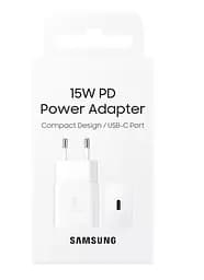 Зарядний пристрій Samsung 15W PD EP-T1510NWEGEU білий - мініатюра 4