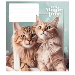 Зошит учнівський Школярик It's a magic love 012-3300L-4 в лінію 12 аркушів 