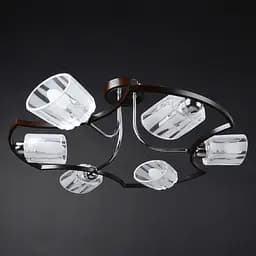 Люстра стельова Brille E14 40W CH (LK-282C/6) - мініатюра 4