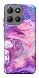 Чехол Demsky Розовый мрамор 2 для Motorola Moto G15 4G