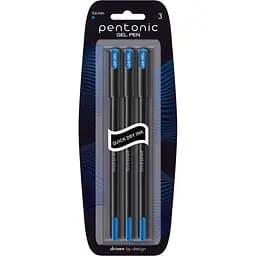 Ручка гелевая Linc Pentonic 0.6 мм 3 шт. синяя (420413)