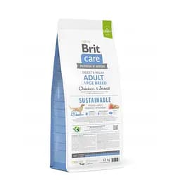Сухий корм Brit Care Dog Sustainable Adult Large Breed для собак великих порід, з куркою та комахами, 12 кг - мініатюра 7