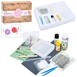 Детский набор для творчества "Cухоцвет" Bambi FG231102004M, пинцет, краска, застывающая жидкость