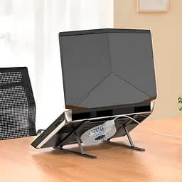 Підставка для ноутбуку/планшета Hoco DH22 Active Cooling Black - мініатюра 4