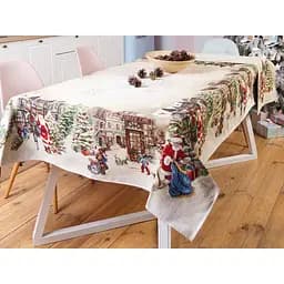 Скатертина Lefard Home Textile Village гобеленова 100х100 см (732-063) - мініатюра 2