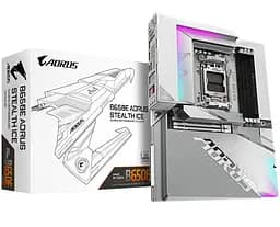 Материнська плата Gigabyte B650E AORUS STEALTH ICE BTF (B650E AORUS STEALTH ICE) (Socket AM5, AMD B650, ATX) - мініатюра 12