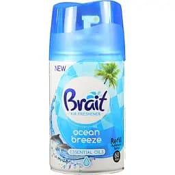 Сменный баллон для автоматического ароматизатора воздуха Brait Ocean Breeze 250 мл