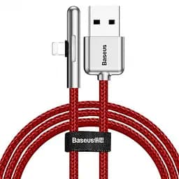 Кабель Baseus Iridescent Lamp Mobile Game Cable USB to Lightning 2.4A 1m CAL7C-A09 Red