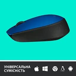 Комп'ютерна мишка Logitech M171 Blue (910-004640) - мініатюра 4