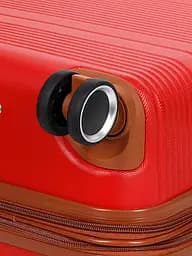 Валіза середня M ABS-пластик Worldline Airtex 629 67×45×27см 74л Червона - мініатюра 12