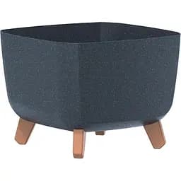 Горшок для цветов Prosperplast Gracia Square Eco Wood антрацит (72584-433)