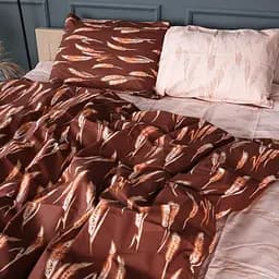 Підковдра MirSon бязь Field Inspiration 175x210 см коричнева (2200011700762)