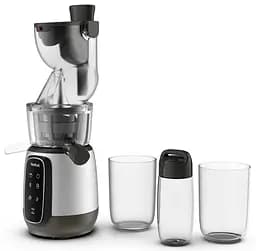 Соковитискач Tefal Ultra Juice шнековий 200 Вт сріблясто-чорний (ZC605D38) - мініатюра 4