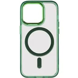 Чохол Epik TPU Iris with MagSafe для Apple iPhone 13 Pro 6.1 Зелений
