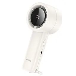 Портативний вентилятор Hoco HX63 Fashion high-speed handheld fan 2000 mAh White