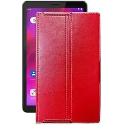 Чехол StatusCASE из экокожи для планшета Lenovo Tab M7 (3rd Gen) Красный