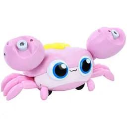 Музыкальная мыльная игрушка Весёлый краб MD-001 с пузырями, подсветкой, USB-зарядкой и сменным диском 26 см