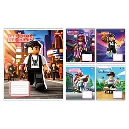 Набор тетрадей 1 Вересня Urban Blocks Series А5, 12 листов 25 шт. (768180)