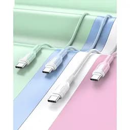 Кабель XO NB212, 2.1A/1 м for Type-c Рожевий