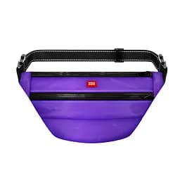 Поясна сумка-бананка для корму та аксесуарів Waudog Family зі знімним ременем, 33х17х10 см, фіолетовий (56889)