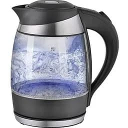 Електрочайник Vimar VK-1714S 1.7 л прозорий/чорний