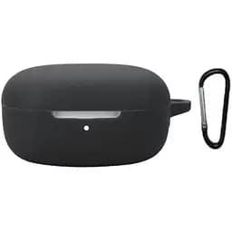 Чехол-накладка DK для Xiaomi Redmi Buds 6 Play | Silicone Candy Friendly с карабином (black)