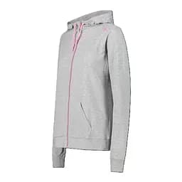 Кофта CMP W Full Zip Hoodie Light grey/Pink XXS (1097-32D8016M-89UL 34) - мініатюра 3