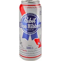 Пиво Pabst Blue Ribbon светлое 0.5л 4.7% ж/б