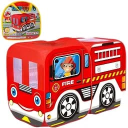 Дитяча ігрова палатка Bambi M 5783 Пожежна машина з вікнами-сітками (128x68x85 см)
