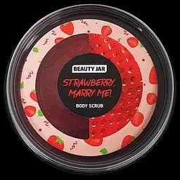 Скраб для тіла Полуниця Marry Me Beauty Jar 200 г - мініатюра 2