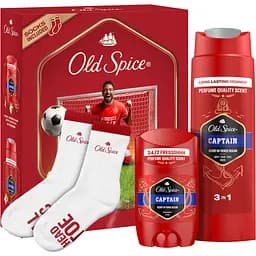Подарунковий набір Old Spice Footballer Captain: дезодорант-стік 50 мл + гель для душу 3-в-1, 250 мл + шкарпетки