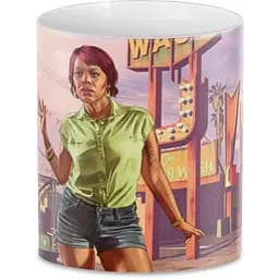 Кухоль GeekLand GTA ГТА тоня GT.02.28 330 мл білий