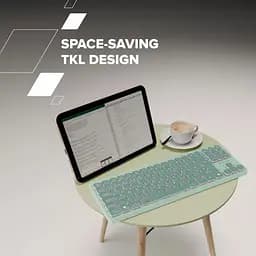 Клавіатура Canyon Keyboard OnType 10 Low Profile EN Wired Green (CNS-HKB10GR) - мініатюра 8