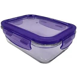 Харчовий контейнер Vittora скляний з пластиковою кришкою 630 мл в асортименті (135483)
