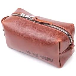 Кожаная косметичка мужская GRANDE PELLE 15х8х7 см sum0020990