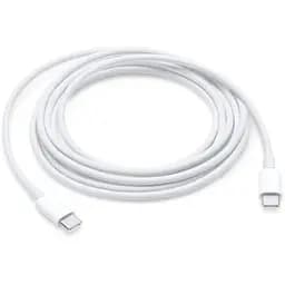 Кабель USB-C на USB-C 2m для Apple (OEM) white - мініатюра 2