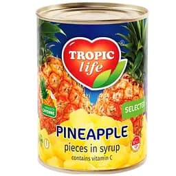 Ананас шматочками в сиропі Tropic Life 540 г