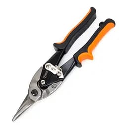 Ножиці по металу Polax 250 мм прямі Cr-V (25-001)