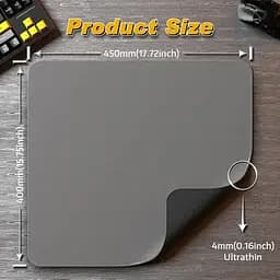 Ігровий килимок Attack Shark CM02 / 40*45 см / Grey - мініатюра 2