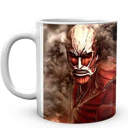Кружка GeekLand Attack on Titan Атака Титанов Колоссальный титан AOT 002.23 330 мл белая