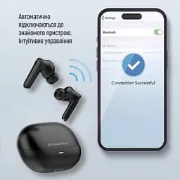 Навушники ColorWay Slim TWS-1 Earbuds Long Life Black (CW-TWS1BK1) - мініатюра 9