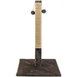 Дряпка Пухнастики великий стовпчик на підставці шоколадна (Б-3)