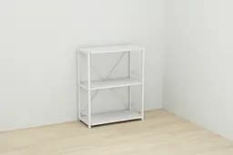 Етажерка 3/60 Ferrum-decor Серії Коннект 73x60x28 білий ДСП Білий 16мм (FRD-104260) - мініатюра 5
